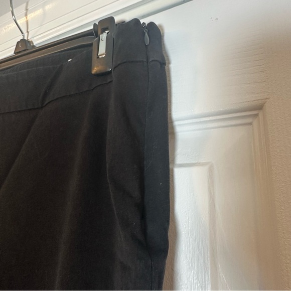 Talbots Chatham Ankle Pants Size 8P Black Hip / Side Zip Stretch Classic 31x33 - Picture 4 of 11